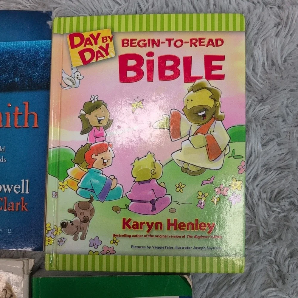 Lot of 5 Childrens' Bible Books Pictures Homeschool Mom Womens‎ Faith Study
